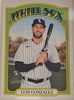 2021 Topps Heritage #571 Luis Gonzalez — front