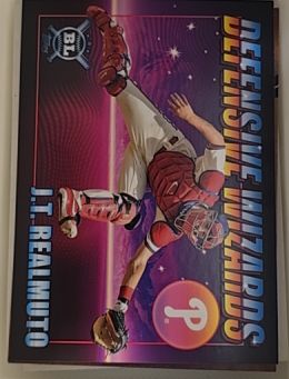2021 Topps Big League #DW-6 J.T. Realmuto Defensive Wizards Insert Phillies — front