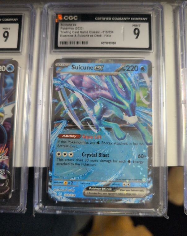 2023 Pokemon Classic Collection Suicune EX #010 — front