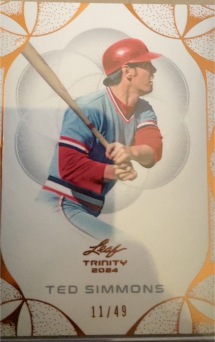2024 Leaf Trinity #11 Ted Simmons — front