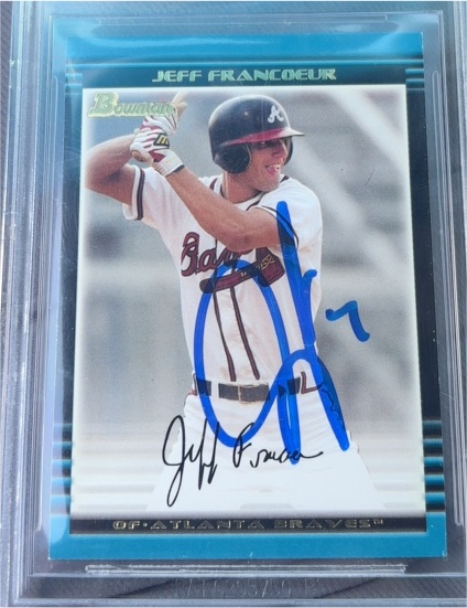 2002 Bowman Draft Picks & Prospects #BDP23 Jeff Francoeur — front
