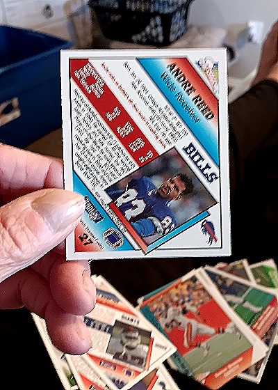 1991 Pacific #27 Andre Reed — back