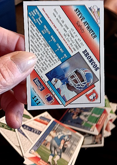 1991 Pacific #111 Steve Atwater — back