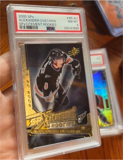 2005 SPx #XR-AO Alexander Ovechkin SPxcitement Rookies — front