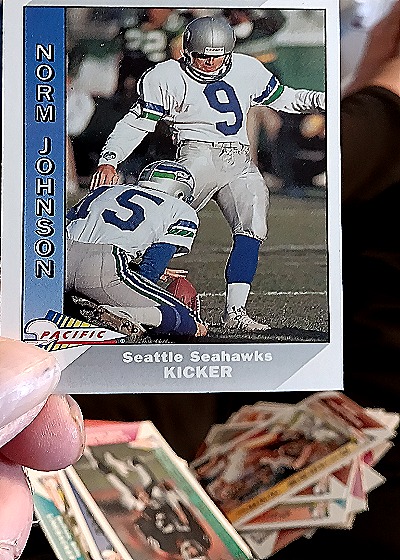 1991 Pacific #180 Norm Johnson — front