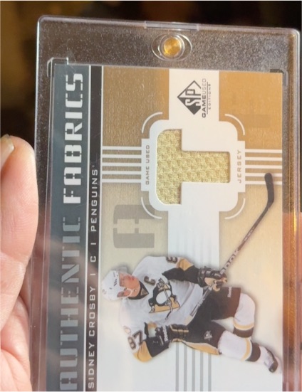2011-12 SP Game Used Authentic Fabrics Sidney Crosby #AF-SC — front