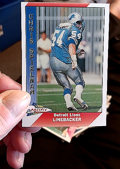 1991 Pacific #145 Chris Spielman — front