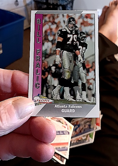 1991 Pacific Football #11 Bill Fralic — front