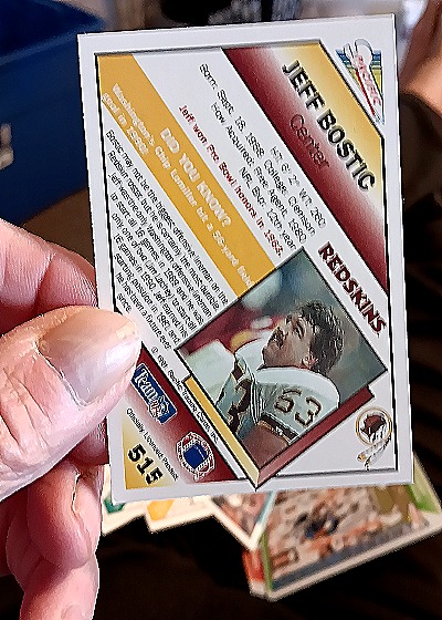 1991 Pacific #515 Jeff Bostic — back