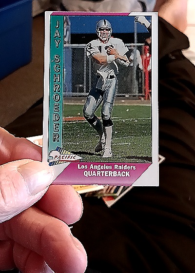 1991 Pacific #285 Jay Schroeder — front