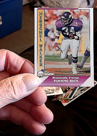 1991 Pacific #299 Herschel Walker — front