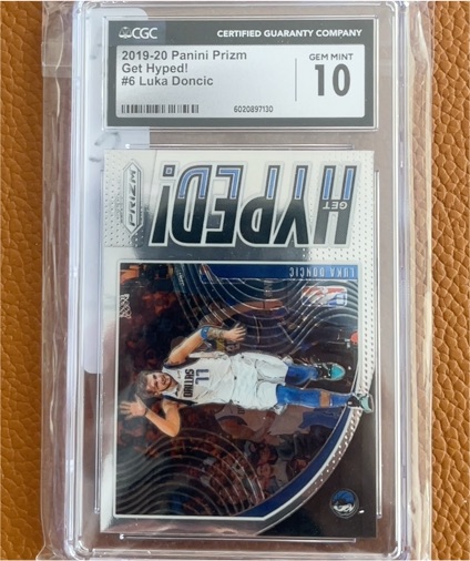 2019-20 Panini Prizm #6 Luka Doncic Get Hyped! — front