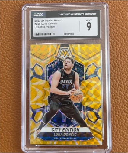 2023-24 Panini Mosaic #285 Luka Doncic — front