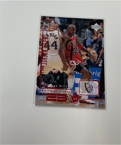 1998-99 Upper Deck Michael Jordan Living Legend - The Jordan Files #147 Michael Jordan vs Kobe Bryant — front