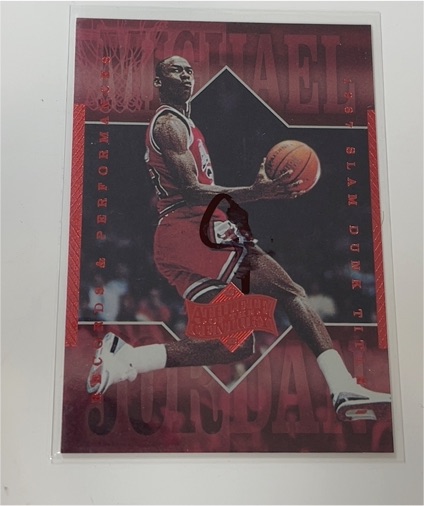 1999 Upper Deck #58 Michael Jordan Athlete of the Century — front