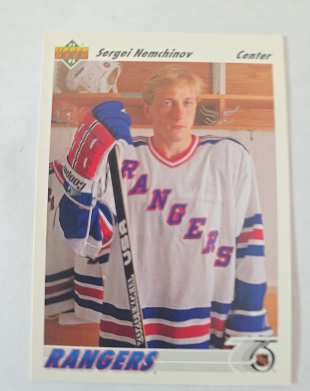 1991-92 Upper Deck #355 Sergei Nemchinov — front