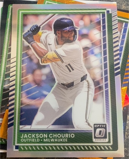 2025 Donruss Optic #99 Jackson Chourio — front