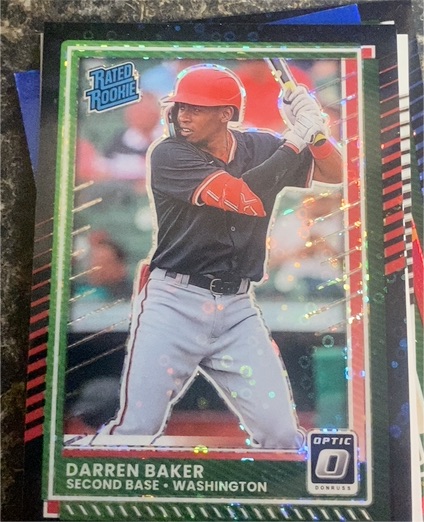2025 Panini Donruss Optic #43 Darren Baker — front