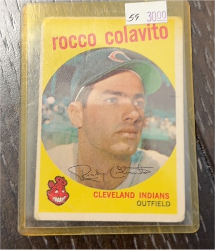 1959 Topps #420 Rocco Colavito — front