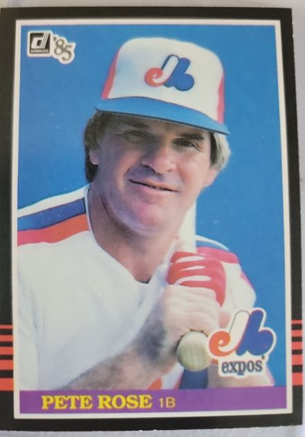 1985 Donruss #254 Pete Rose — front
