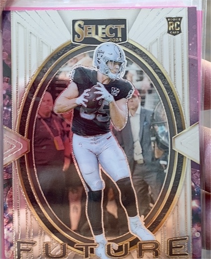 2024 Panini Select #3 Select Future Brock Bowers Rookie Card — front