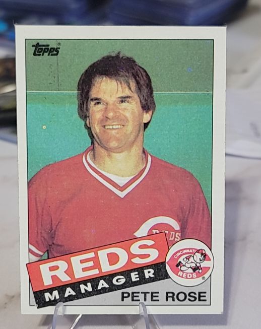 1985 Topps #547 Pete Rose — front
