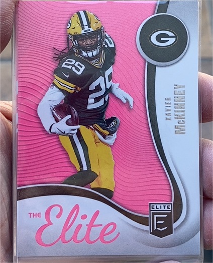 2025 Panini Donruss Elite #4 Xavier McKinney The Elite Pink — front