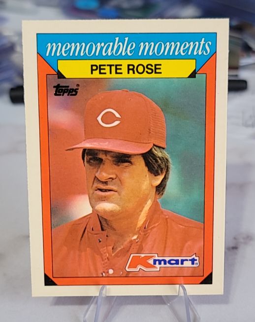1988 Topps Kmart Memorable Moments #22 Pete Rose — front