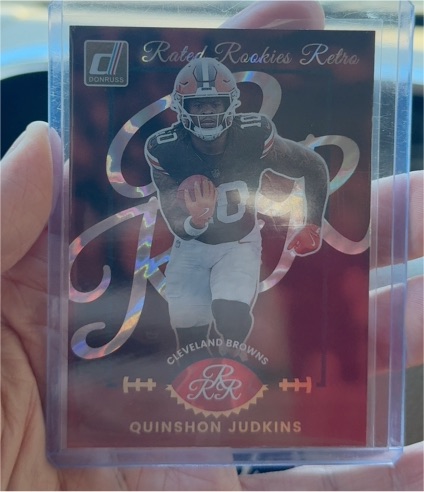 2025 Panini Donruss Rated Rookies Retro #5 Quinshon Judkins — front