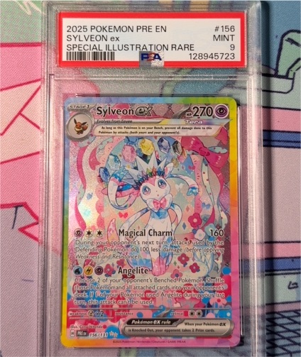 2025 Pokémon Prismatic Evolutions #156 Sylveon ex — front