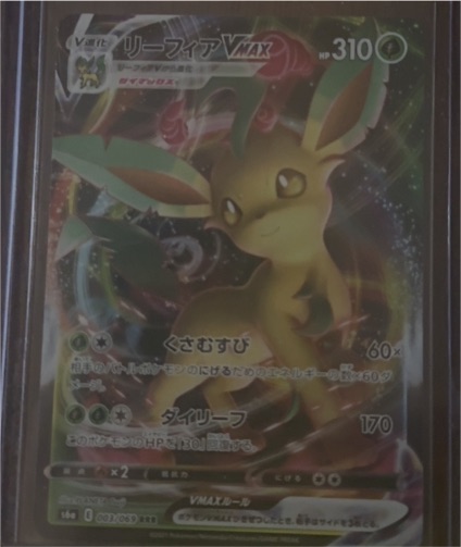 2021 Pokémon TCG S6a Eevee Heroes #003 Leafeon VMAX — front