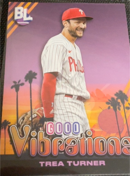 2024 Topps Big League #GV-16 Trea Turner Good Vibrations — front