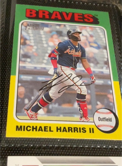2024 Topps Heritage #416 Michael Harris II — front