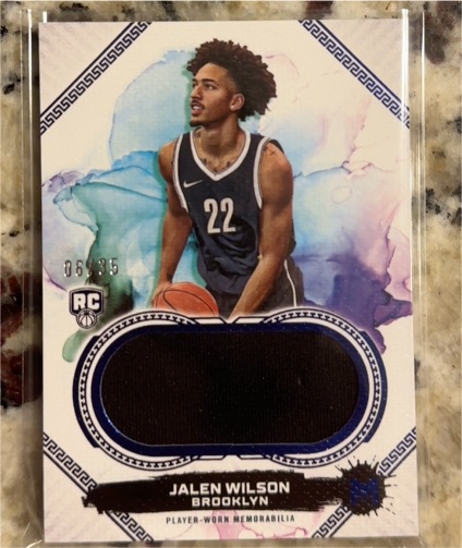 2024 Topps Motif #MRR-12 Jalen Wilson — front