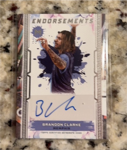 2024 Topps Motif Endorsements #Brandon Clarke — front