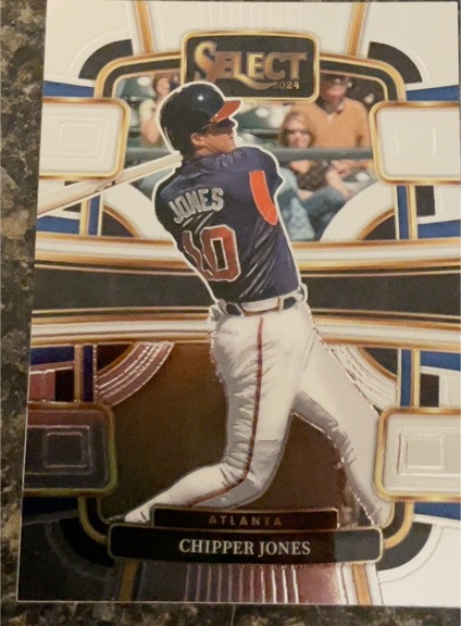 2024 Panini Select #24 Chipper Jones — front