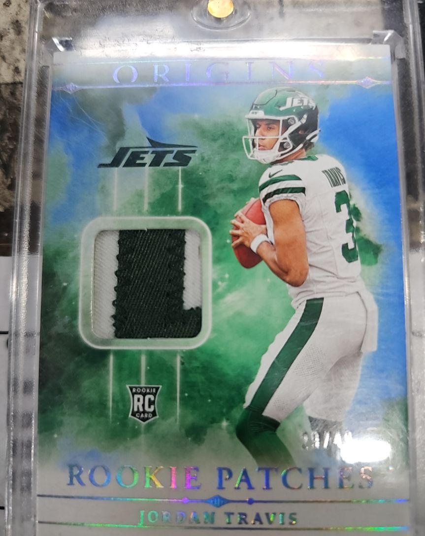 2024 Panini Origins Rookie Patches Jordan Travis — front