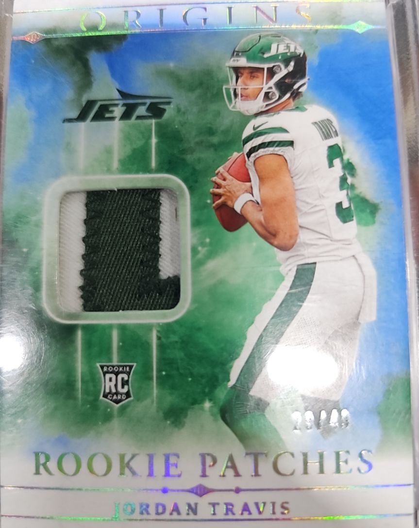 2024 Panini Origins Rookie Patches #RPT-JTR Jordan Travis — front