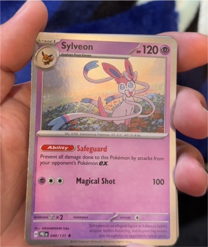 2025 Pokémon Prismatic Evolutions #040 Sylveon — front