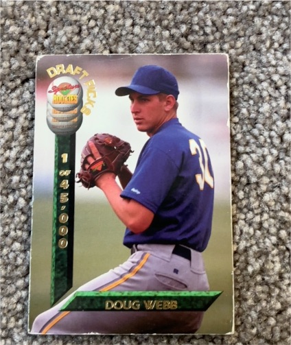 1994 Signature Rookies Draft Picks #1 Doug Webb — front