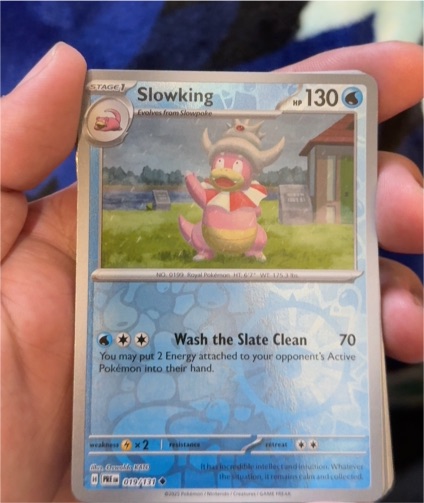 2025 Pokémon Prismatic Evolutions #019 Slowking — front