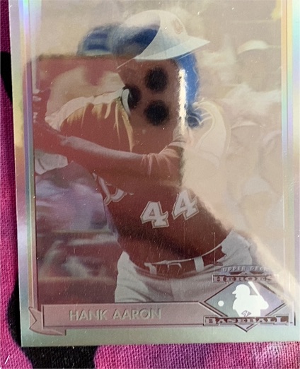 1991 Upper Deck Baseball Heroes #HH1 Hank Aaron — front
