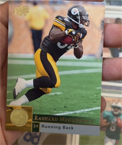2009 Upper Deck #155 Rashard Mendenhall — front