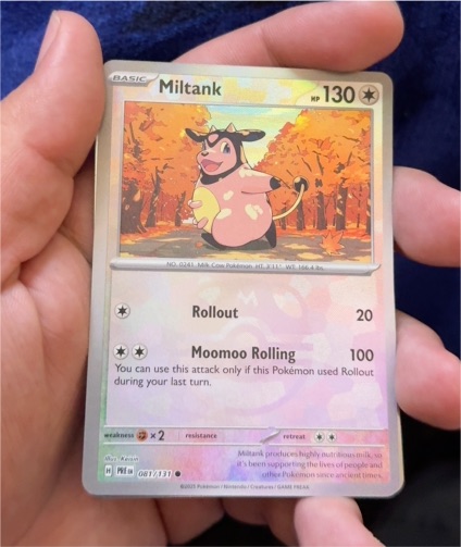 2021 Pokemon Prismatic Evolutions #081 Miltank — front