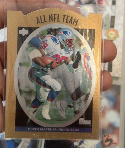 1996 Upper Deck All NFL Team #AN12 Curtis Martin — front