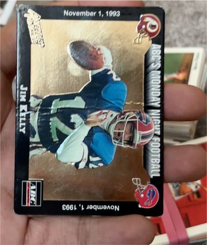 1993 Action Packed Monday Night Football #36 Jim Kelly — front