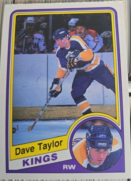1984-85 O-Pee-Chee #92 Dave Taylor — front