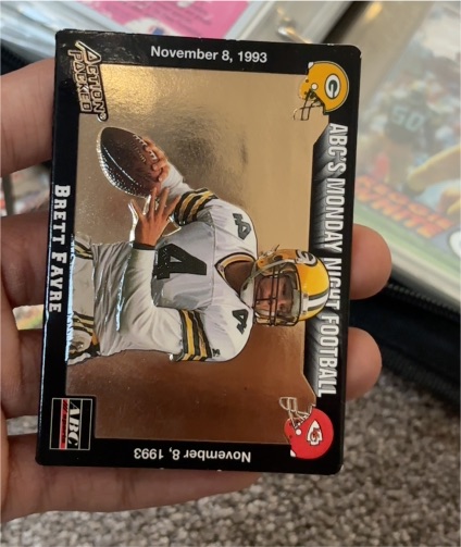 1993 Action Packed Monday Night Football #38 Brett Favre — front