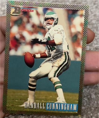 1993 Bowman #70 Randall Cunningham — front