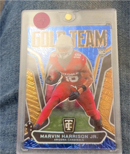 2024 Panini Totally Certified Gold Team #15 Marvin Harrison Jr. — front